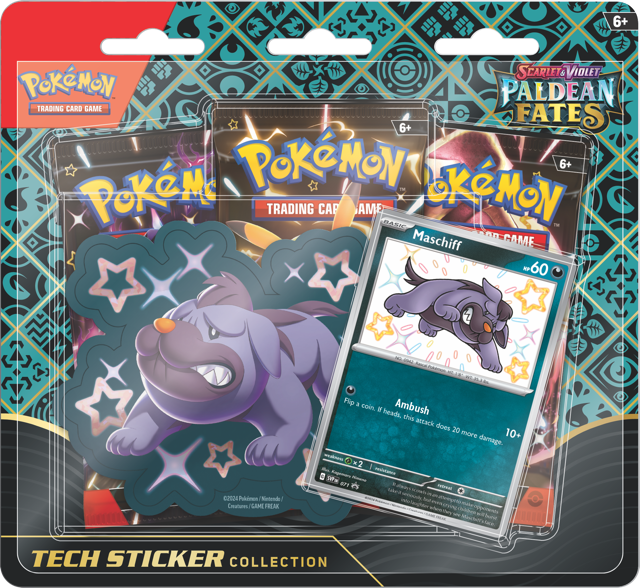 Pokémon - SV04.5 - Scarlet & Violet - Paldean Fates - Tech Sticker Collection