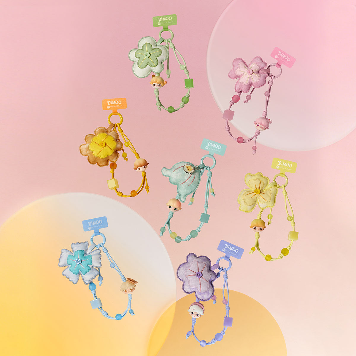 Pop Mart - Dimoo - Moments in Bloom Series - Decorative Charm - Blindbox