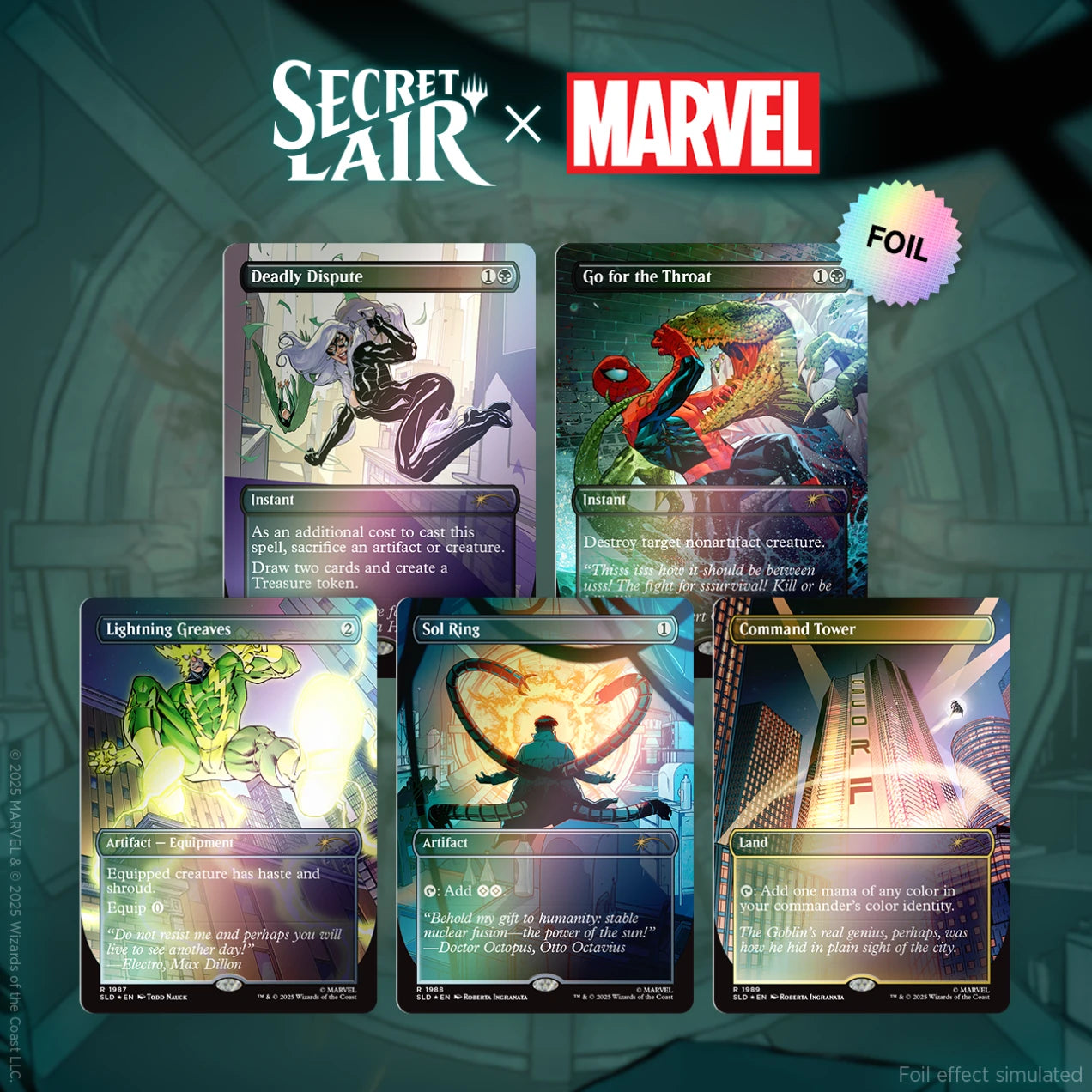 Secret Lair - Marvel's Spider-Man - Villainous Plots