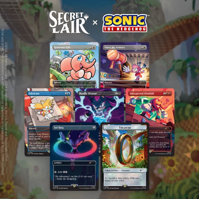 Secret Lair - The Sonic Superdrop - Secret Lair x Sonic: Chasing Adventure