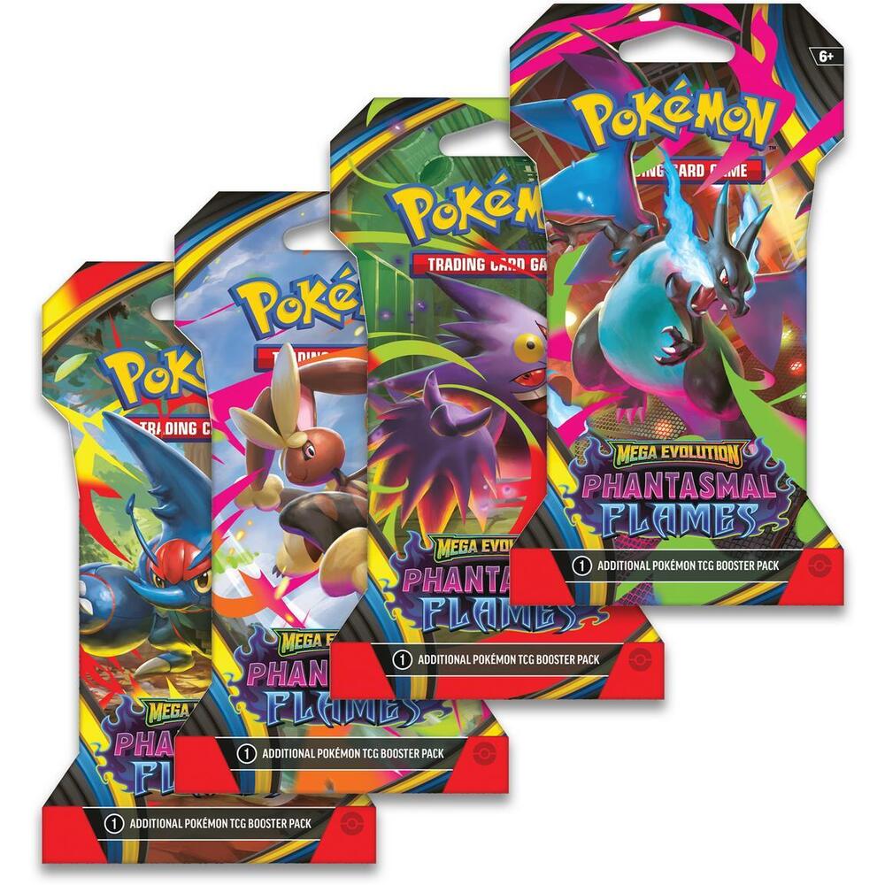 Pokémon - ME02 - Mega Evolution - Phantasmal Flames - Sleeved Booster