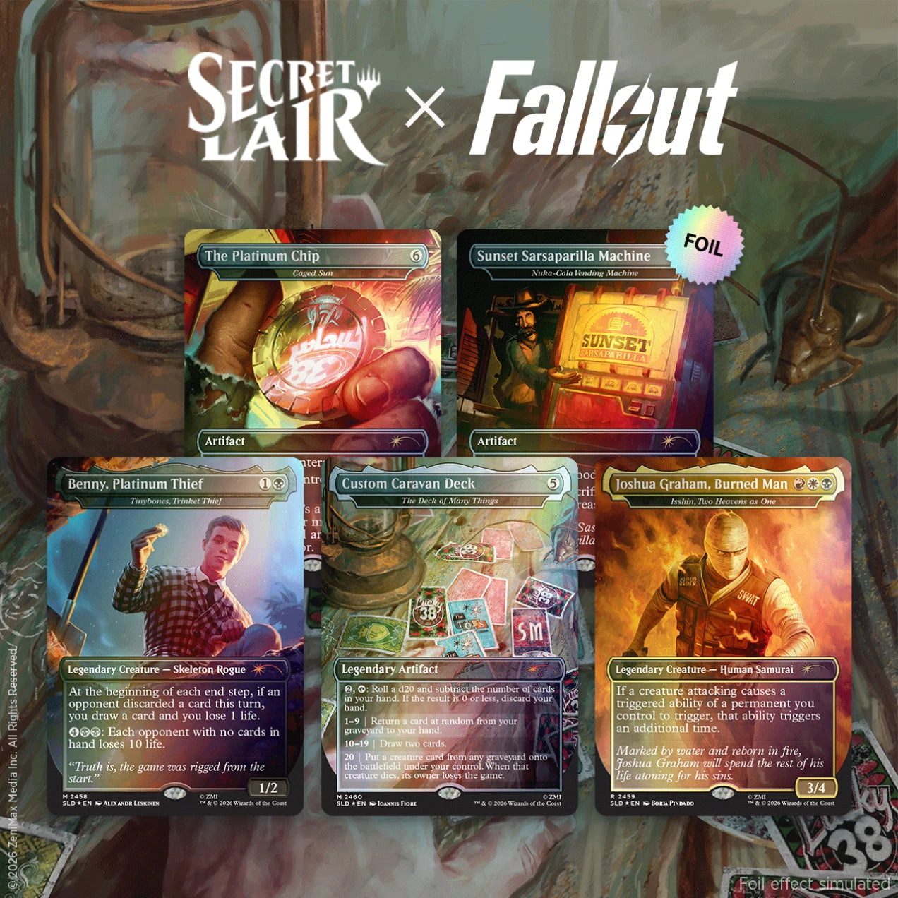 Secret Lair - Fallout - Rad Superdrop - Welcome to New Vegas