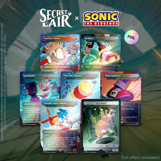 Secret Lair - The Sonic Superdrop - Secret Lair x Sonic: Turbo Gear