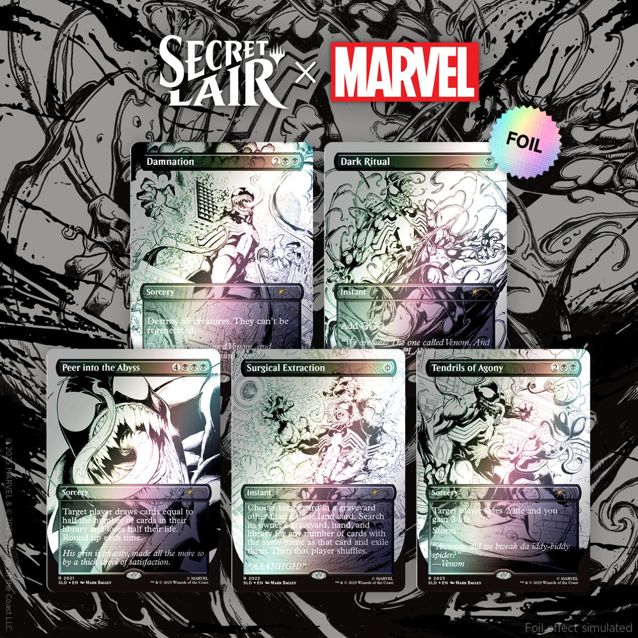 Secret Lair - Marvel's Spider-Man - Venom Unleashed (Inks)