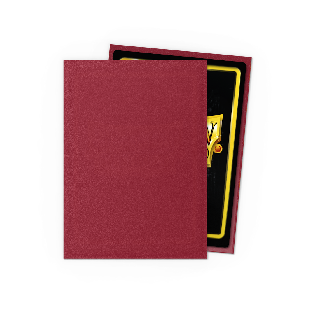 Dragon Shield Matte Sleeves - Blood Red - Standard Size (100)