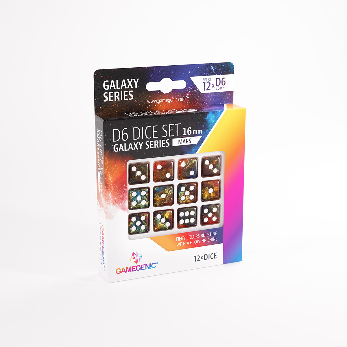 Gamegenic - D6 Dice Set - Galaxy Series (12pcs)