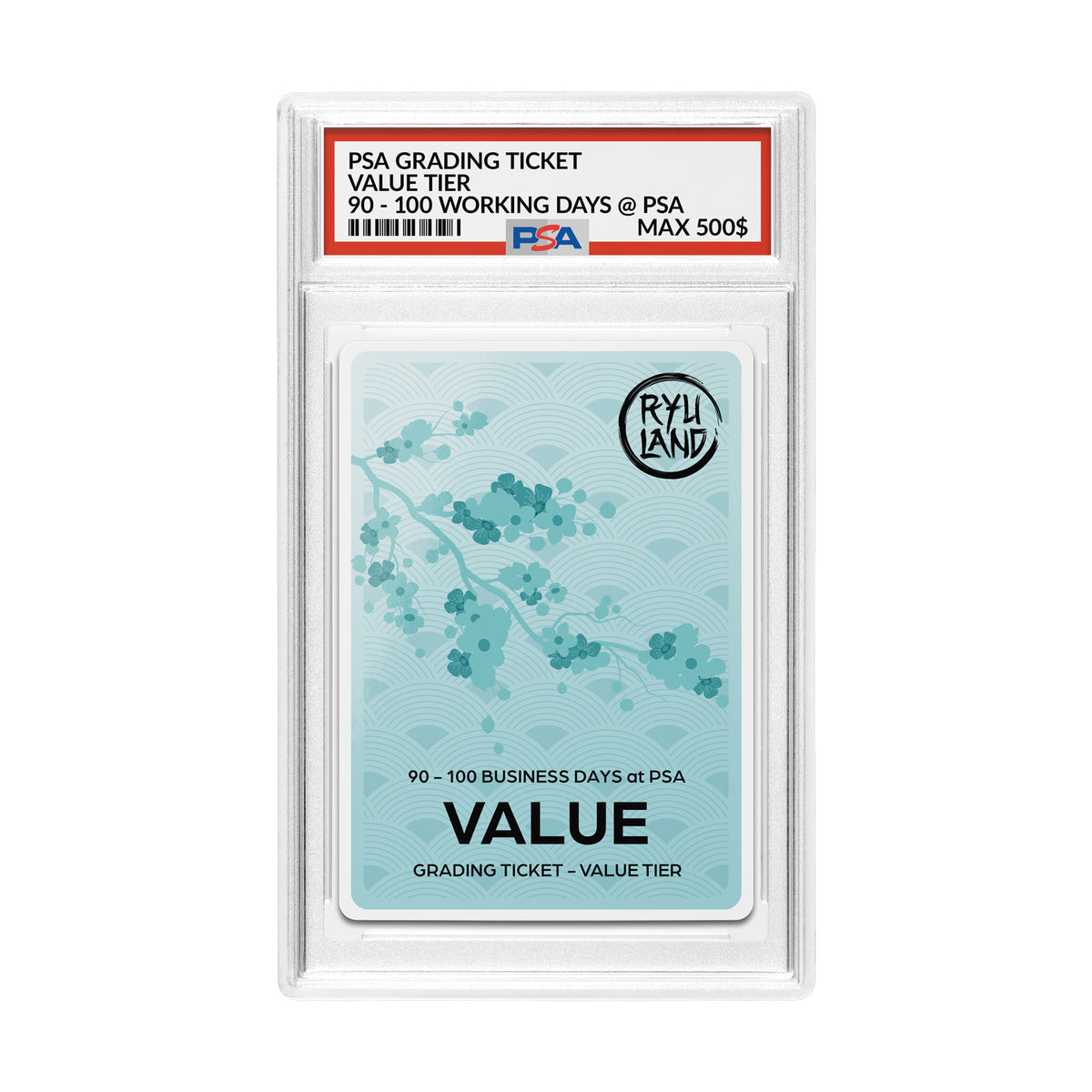 PSA Grading Ticket - Value