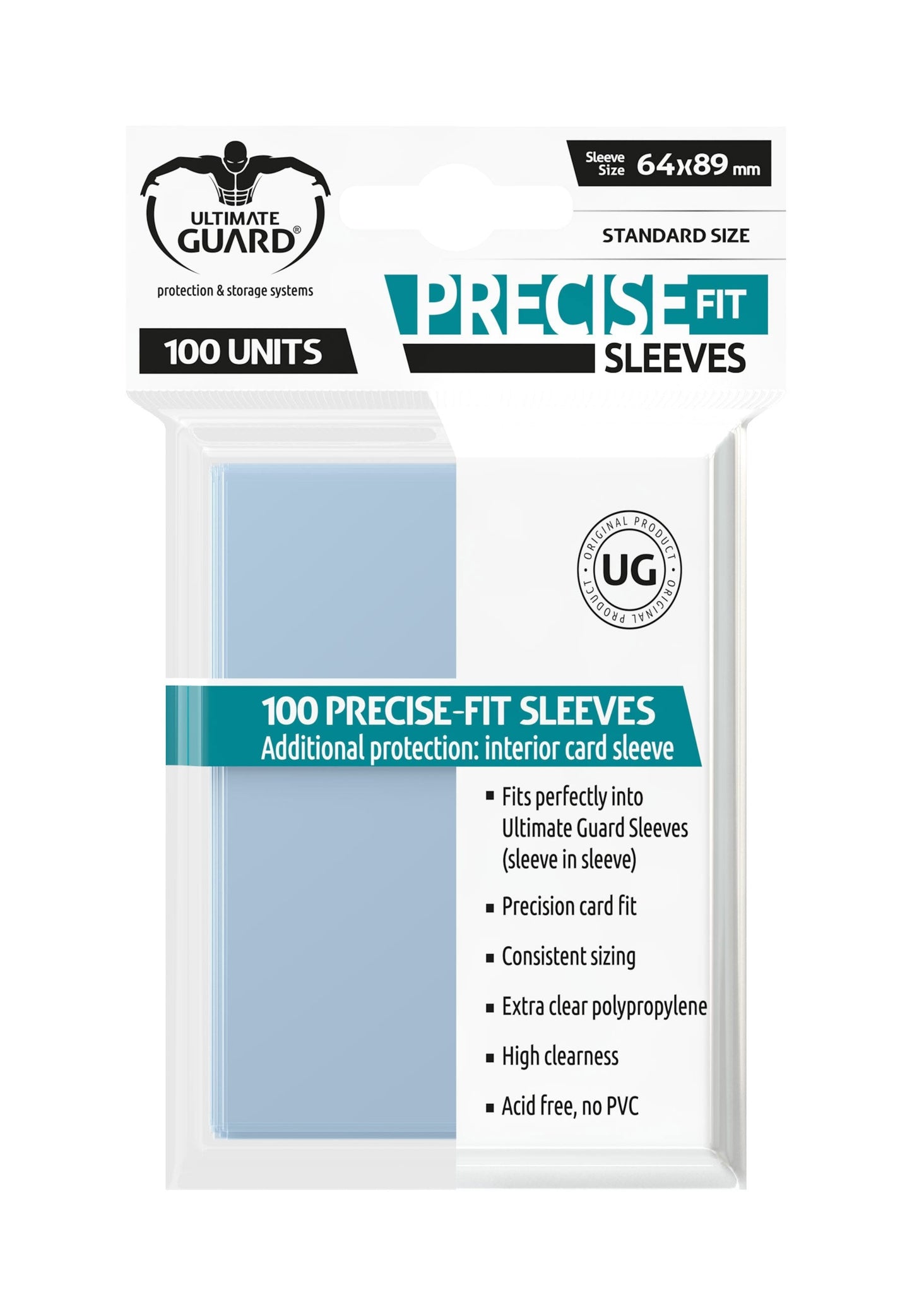 Ultimate Guard - Standard Size Sleeves - Precise-Fit Toploading (100)