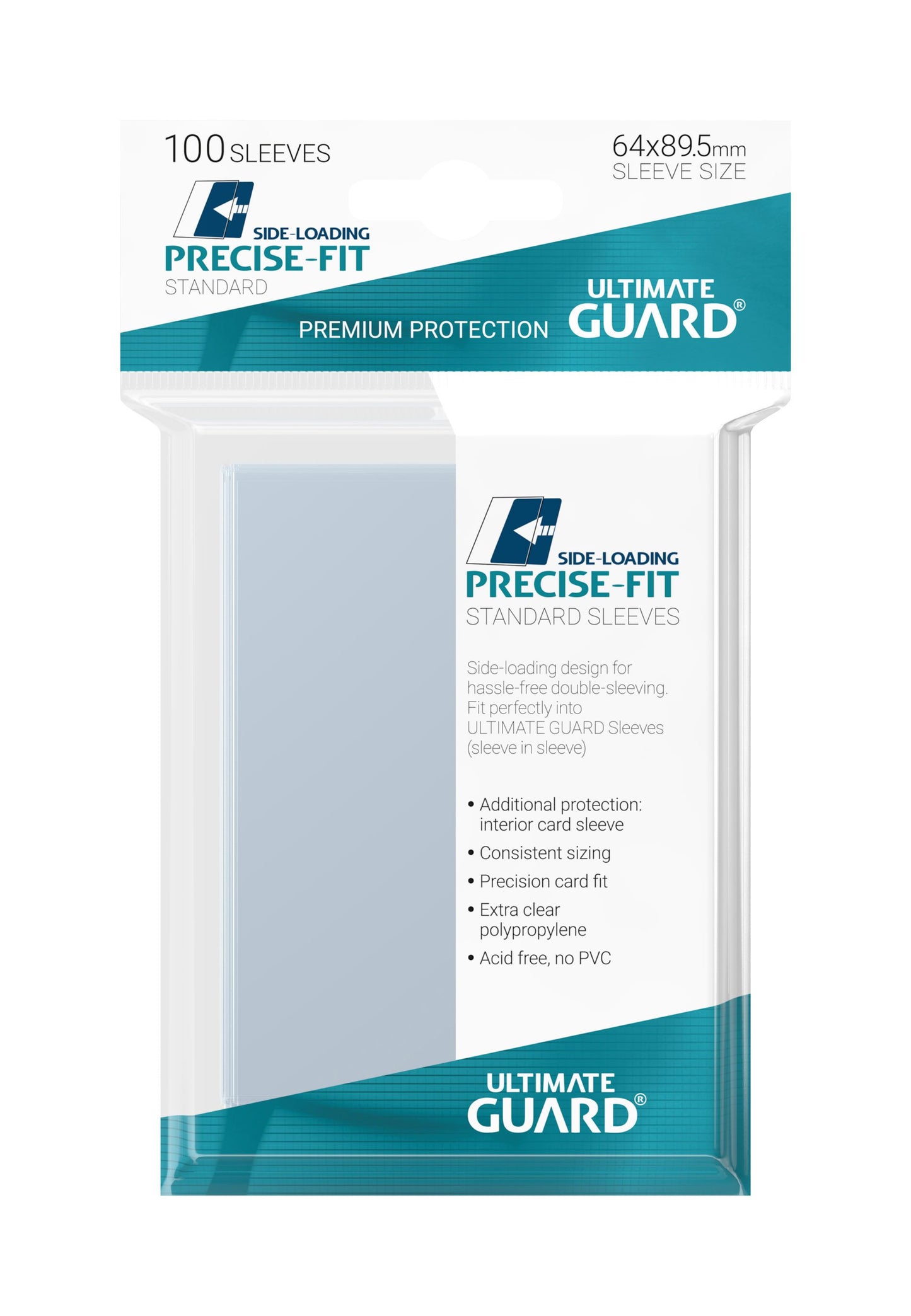 Ultimate Guard - Standard Size Sleeves - Precise-Fit Sideloading (100)