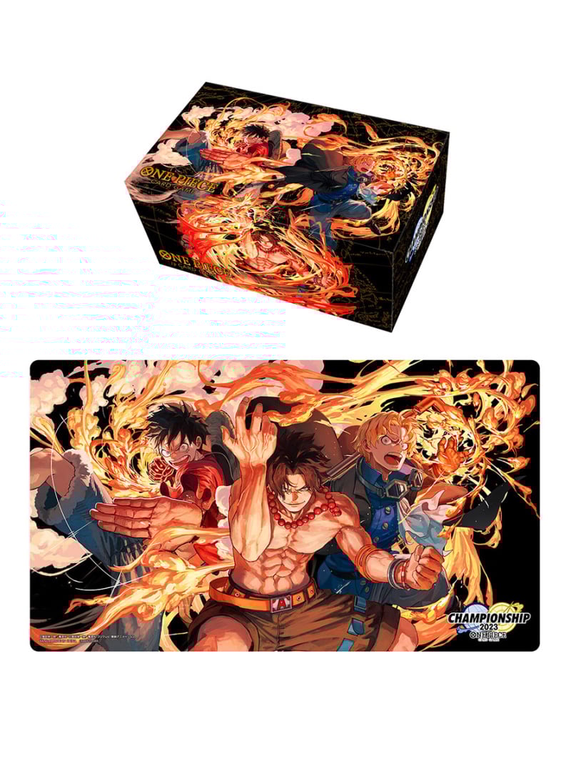 One Piece - Playmat and Storage Box Set - Ace/Sabo/Luffy