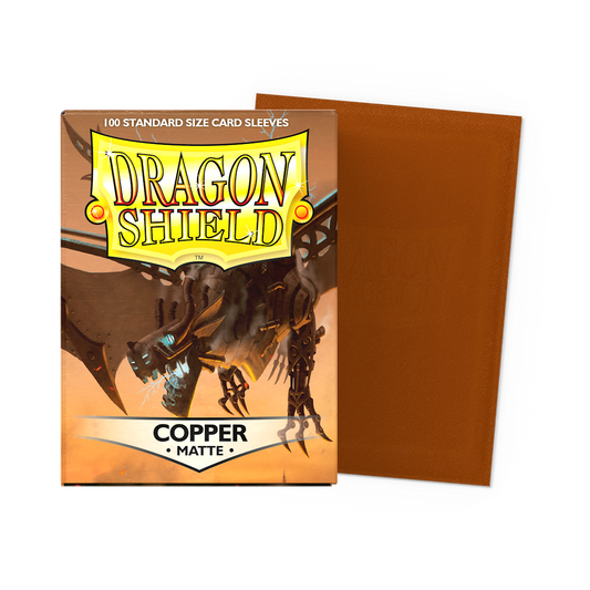 Dragon Shield Matte Sleeves - Copper - Standard Size (100)
