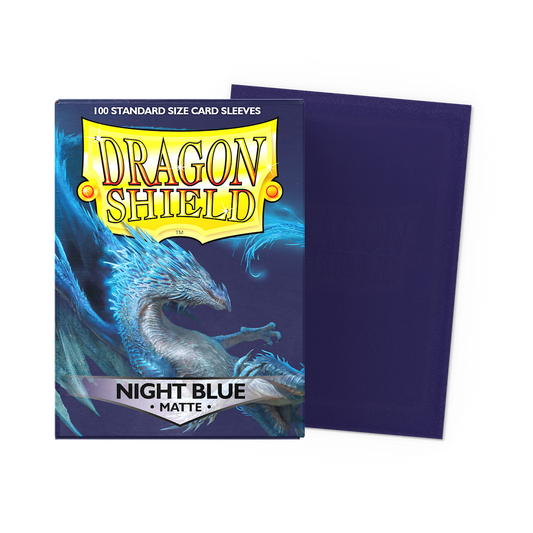 Dragon Shield Matte Sleeves - Night Blue - Standard Size (100)