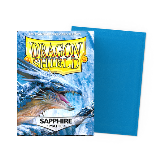 Dragon Shield Matte Sleeves - Sapphire - Standard Size (100)