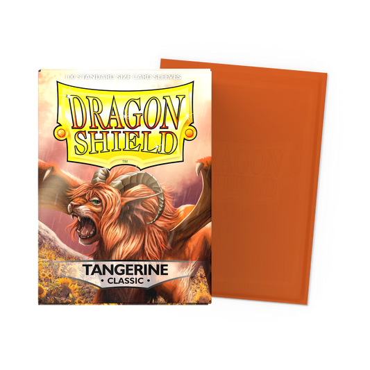 Dragon Shield Classic Sleeves - Tangerine - Standard Size (100)
