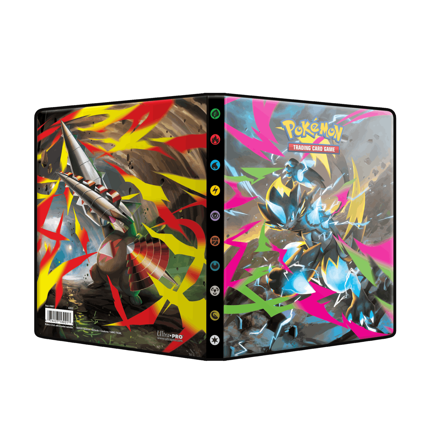 Ultra Pro - Mega Evolution - Pitch Black - 4-Pocket Portfolio