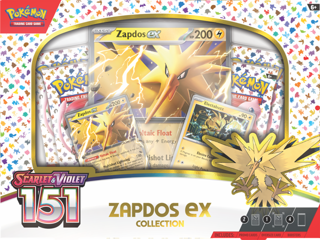 Pokémon - SV03.5 - Scarlet & Violet - 151 - Zapdos ex Collection