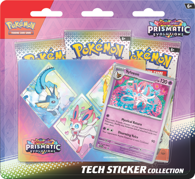Pokémon - SV08.5 - Scarlet & Violet - Prismatic Evolutions - Tech Sticker Collection