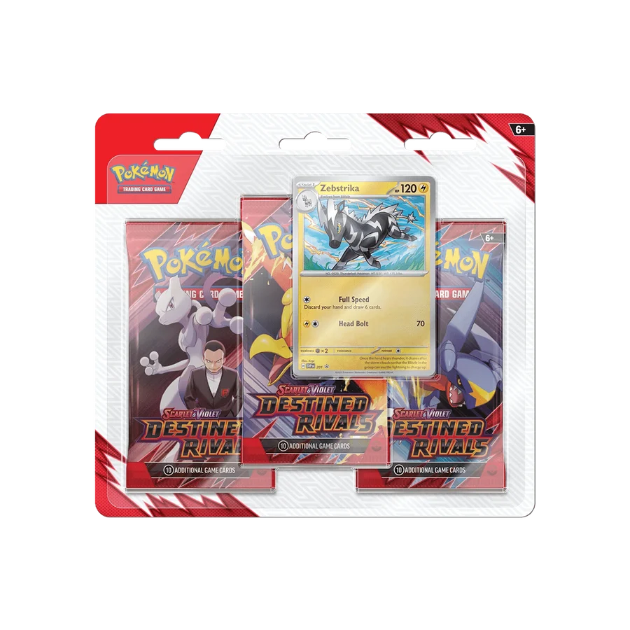 Pokémon - SV10 - Scarlet & Violet - Destined Rival - 3-Pack Blister