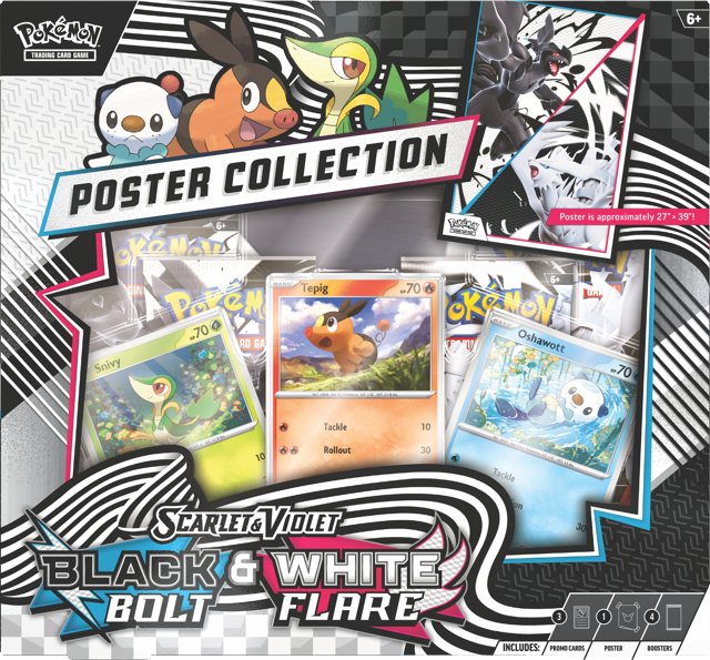Pokémon - SV10.5 - Scarlet & Violet - Black Bolt & White Flare - Unova Poster Collection
