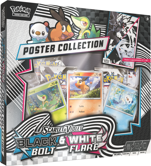 Pokémon - SV10.5 - Scarlet & Violet - Black Bolt & White Flare - Unova Poster Collection