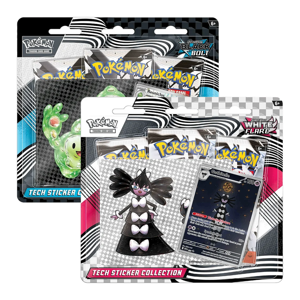 Pokémon - SV10.5 - Scarlet & Violet - Black Bolt & White Flare - Tech Sticker Collection
