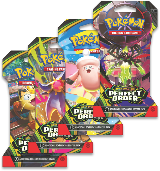 Pokémon - ME03 - Mega Evolution - Perfect Order - Sleeved Booster [EN]