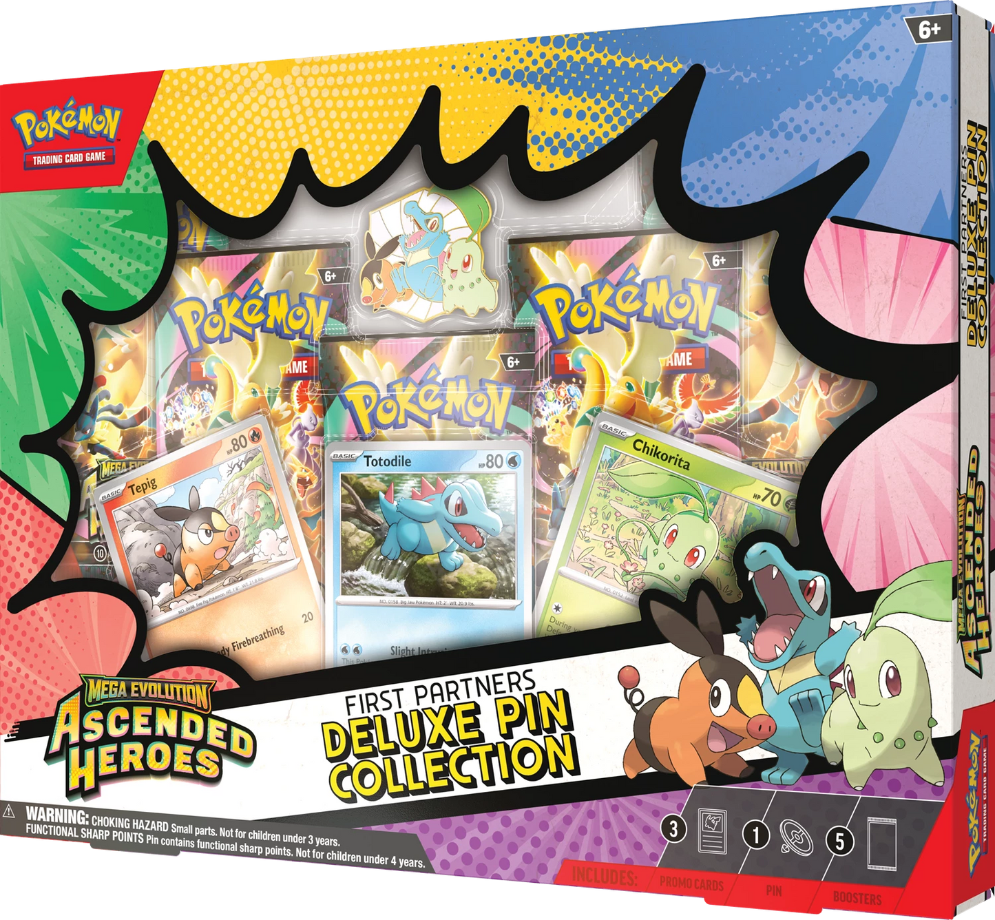 Pokémon - ME02.5 - Mega Evolution - Ascended Heroes - First Partners Deluxe Pin Collection