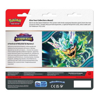 Twilight Masquerade - SV6 - 3-Pack Blister (EN)