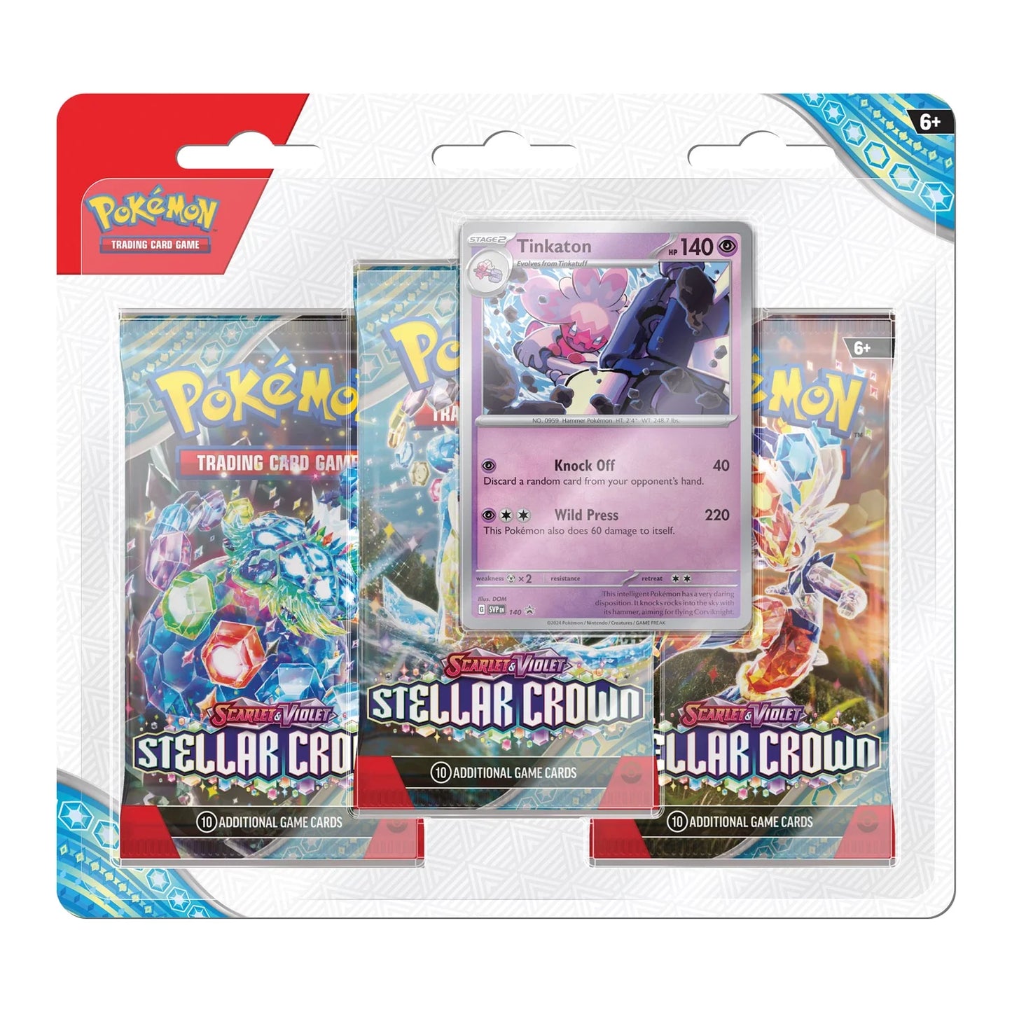 Pokémon - Stellar Crown - SV7 - 3-Pack Blister [EN]