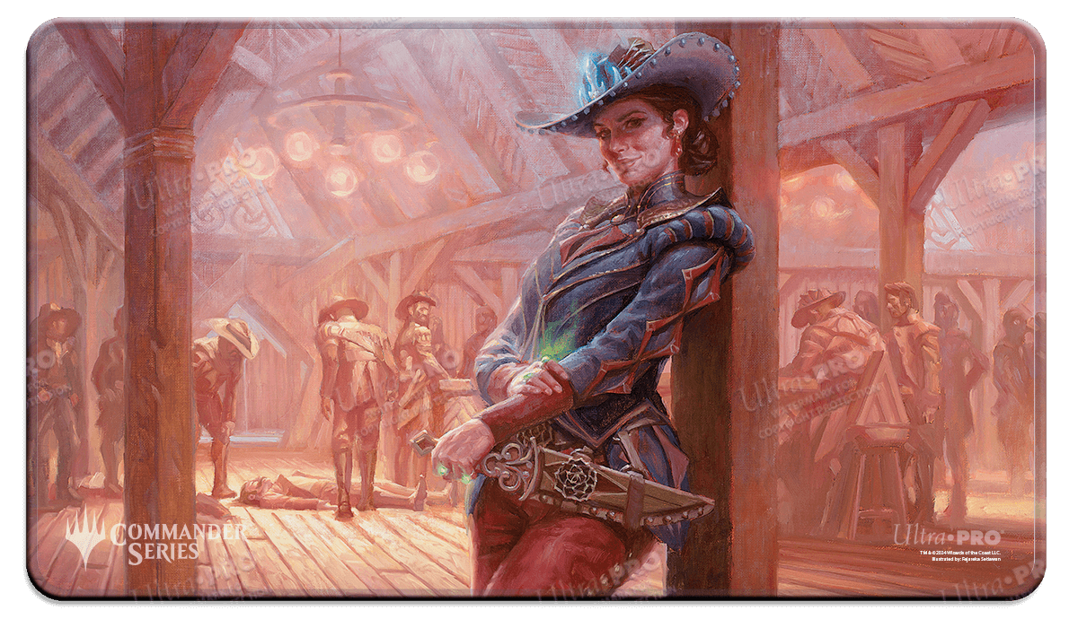 Ultra Pro - Stitched Edge Playmat - Outlaws of Thunder Junction - Marchesa, Dealer of Death