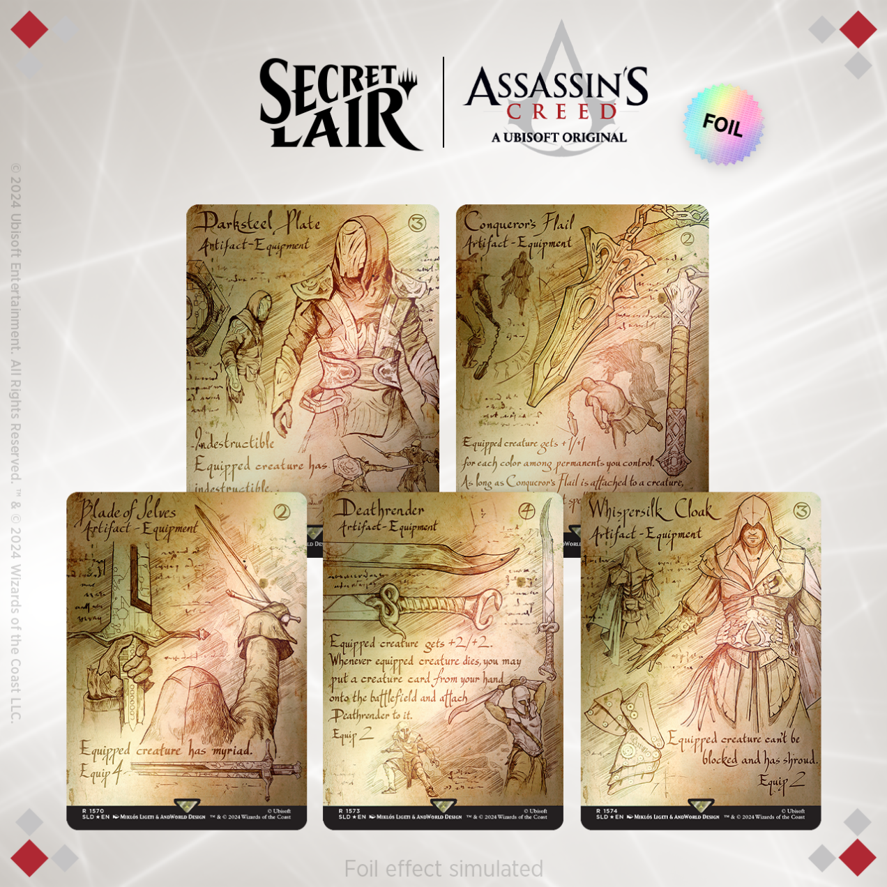 Secret Lair - Summer Superdrop 24 - Secret Lair X Assassin's Creed: Da Vinci's Designs [EN]