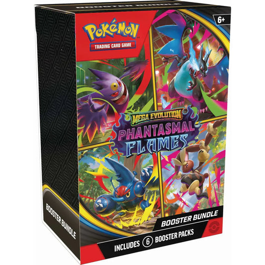 Pokémon - ME02 - Mega Evolution - Phantasmal Flames - 6 Booster Bundle