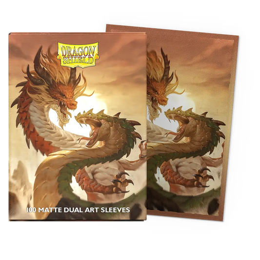 Dragon Shield - Matte Dual Art Sleeves - Wood Snake 2025 - Standard Size [100]