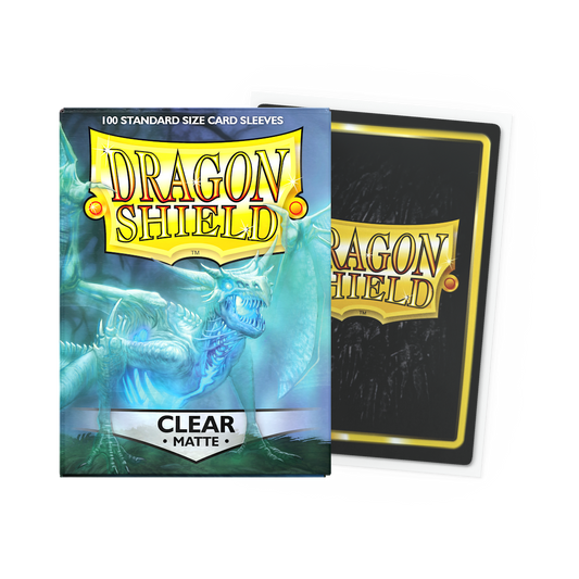 Dragon Shield Matte Sleeves - Clear - Standard Size (100)