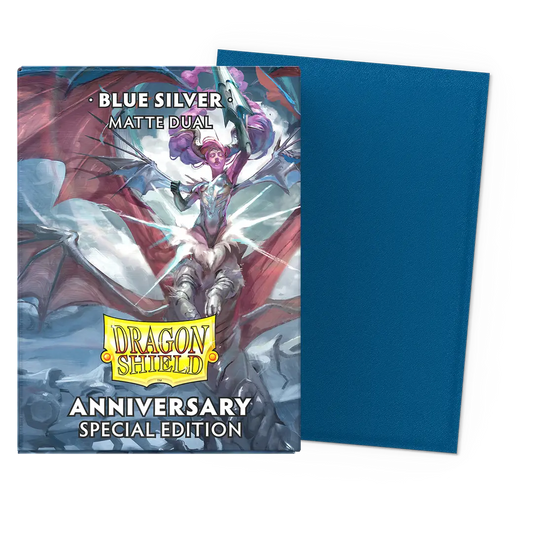 Dragon Shield - Matte Dual Sleeves - Special Edition - Blue/Silver - Standard Size [EN]