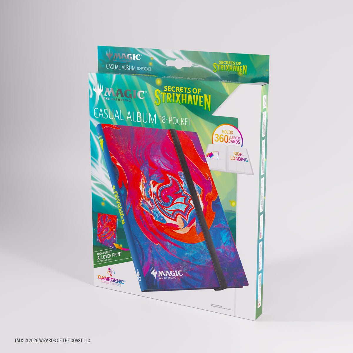 Gamegenic - SOS - Secrets of Strixhaven - Binder - Casual Album - 18 Pocket
