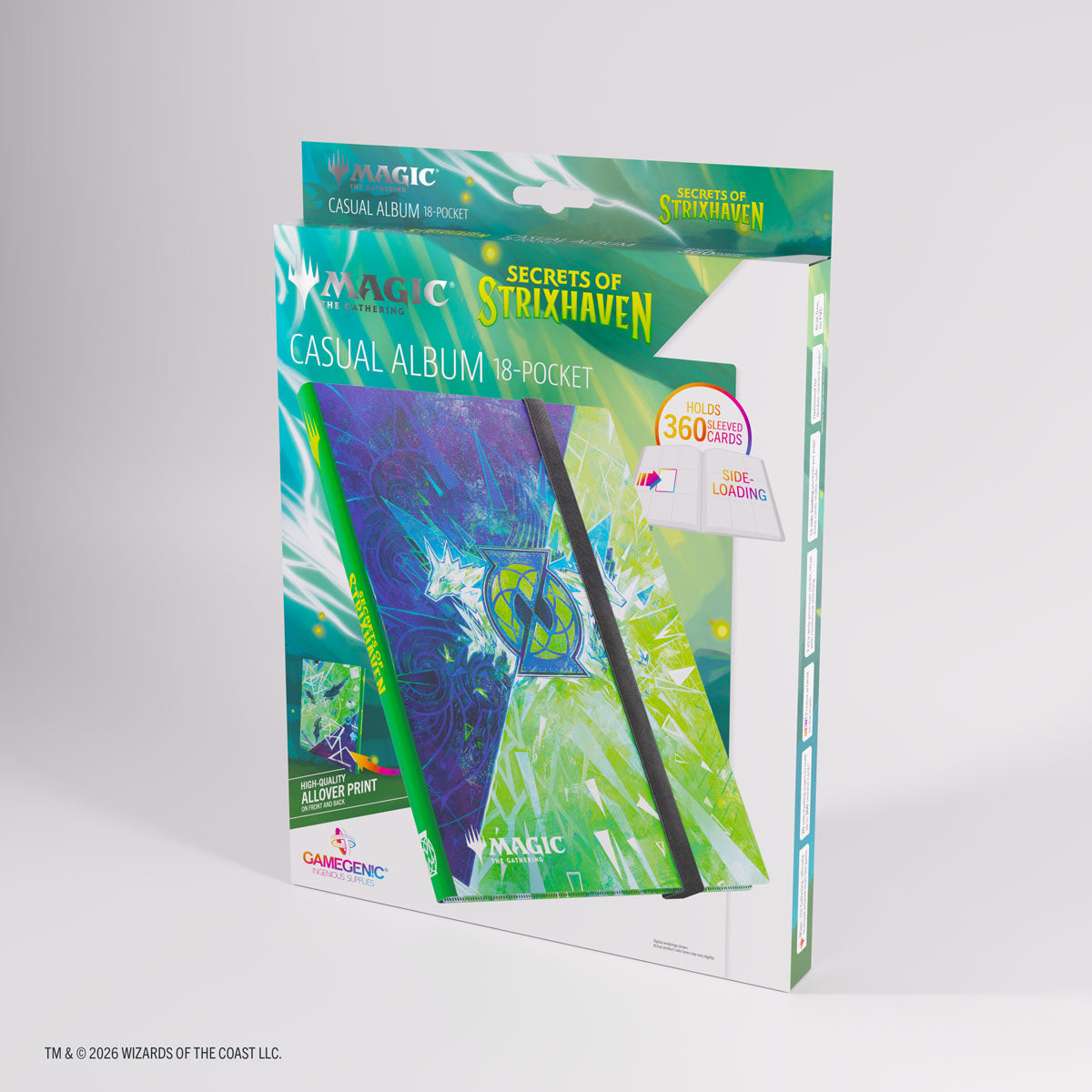 Gamegenic - SOS - Secrets of Strixhaven - Binder - Casual Album - 18 Pocket