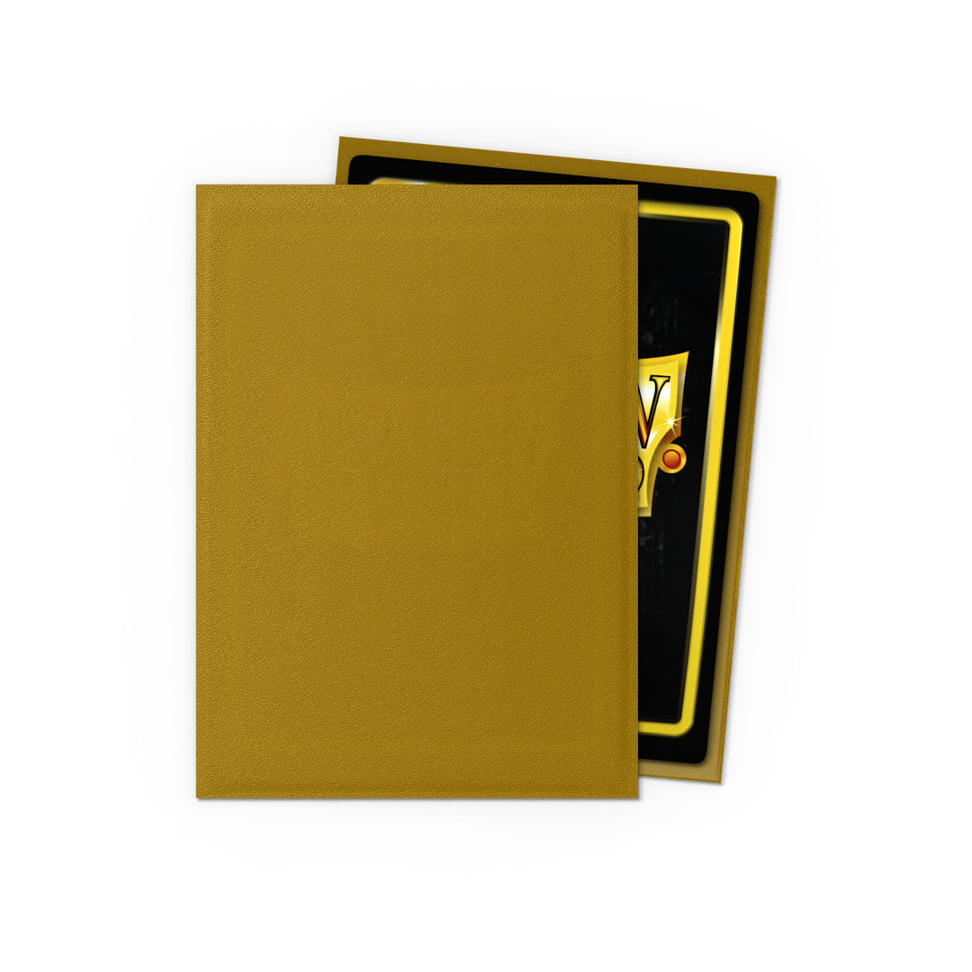 Dragon Shield Matte Sleeves - Gold - Standard Size (100)