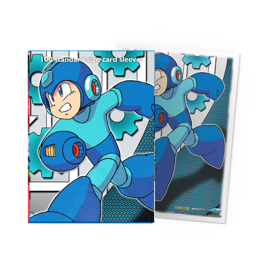 Dragon Shield Brushed Art Sleeves - Mega Man - Standard Size (100)