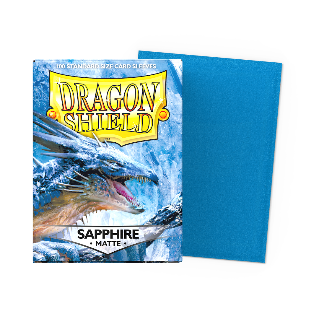 Dragon Shield Matte Sleeves - Sapphire - Standard Size (100)