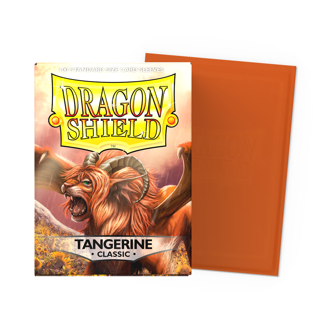 Dragon Shield Classic Sleeves - Tangerine - Standard Size (100)