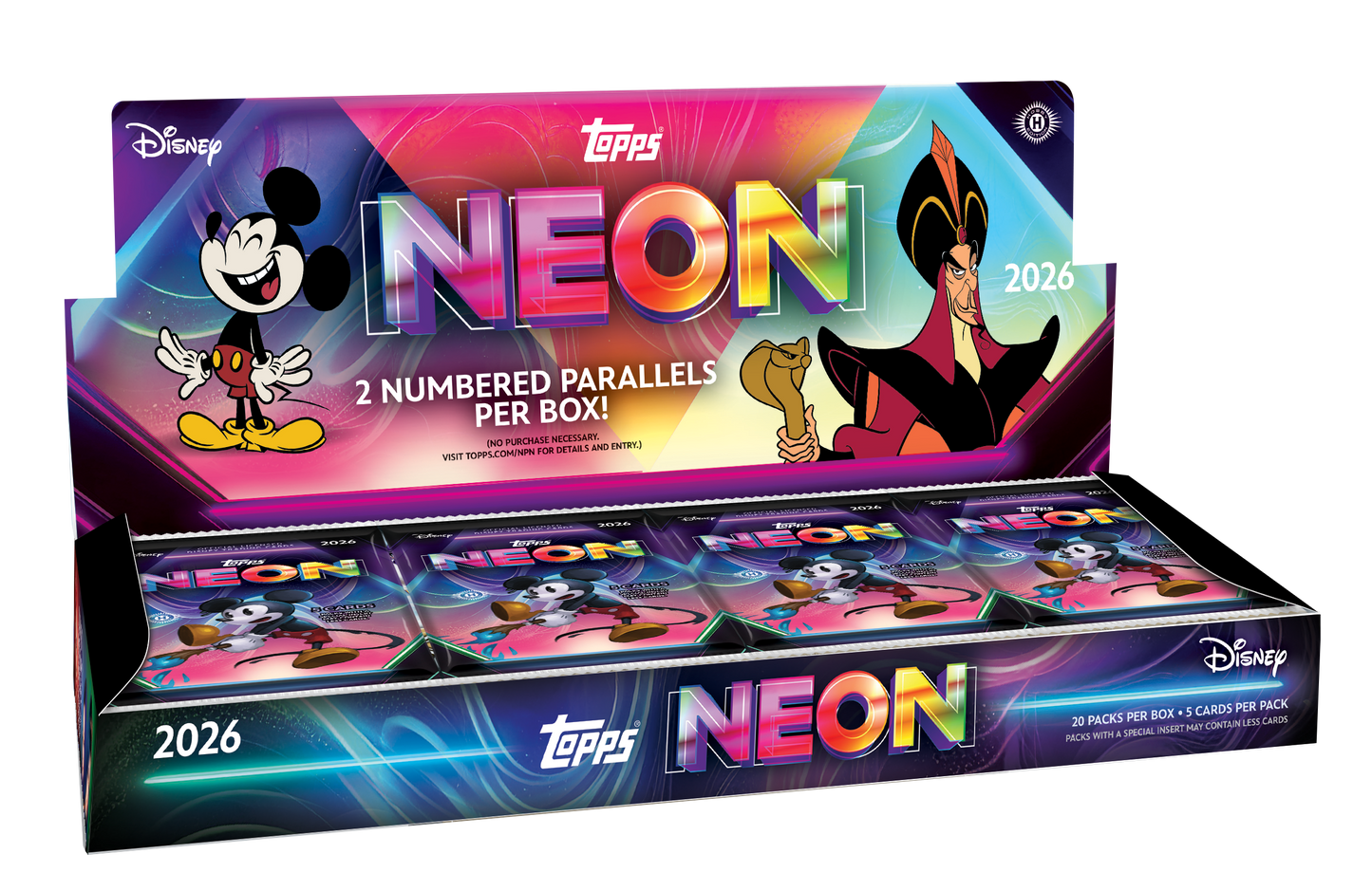 Topps - 2026 Disney Neon - Hobby Box