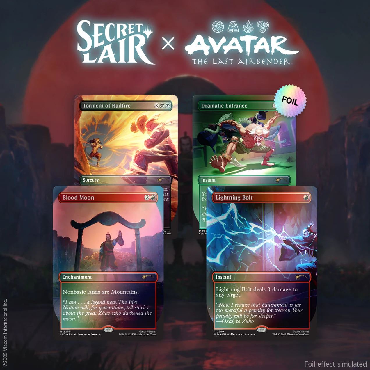 Secret Lair - Avatar: The Last Airbender Superdrop - Everything Changed