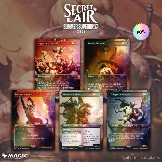 Secret Lair - Summer Superdrop 2025 - The Art of Frank Frazetta: The Second Exhibition