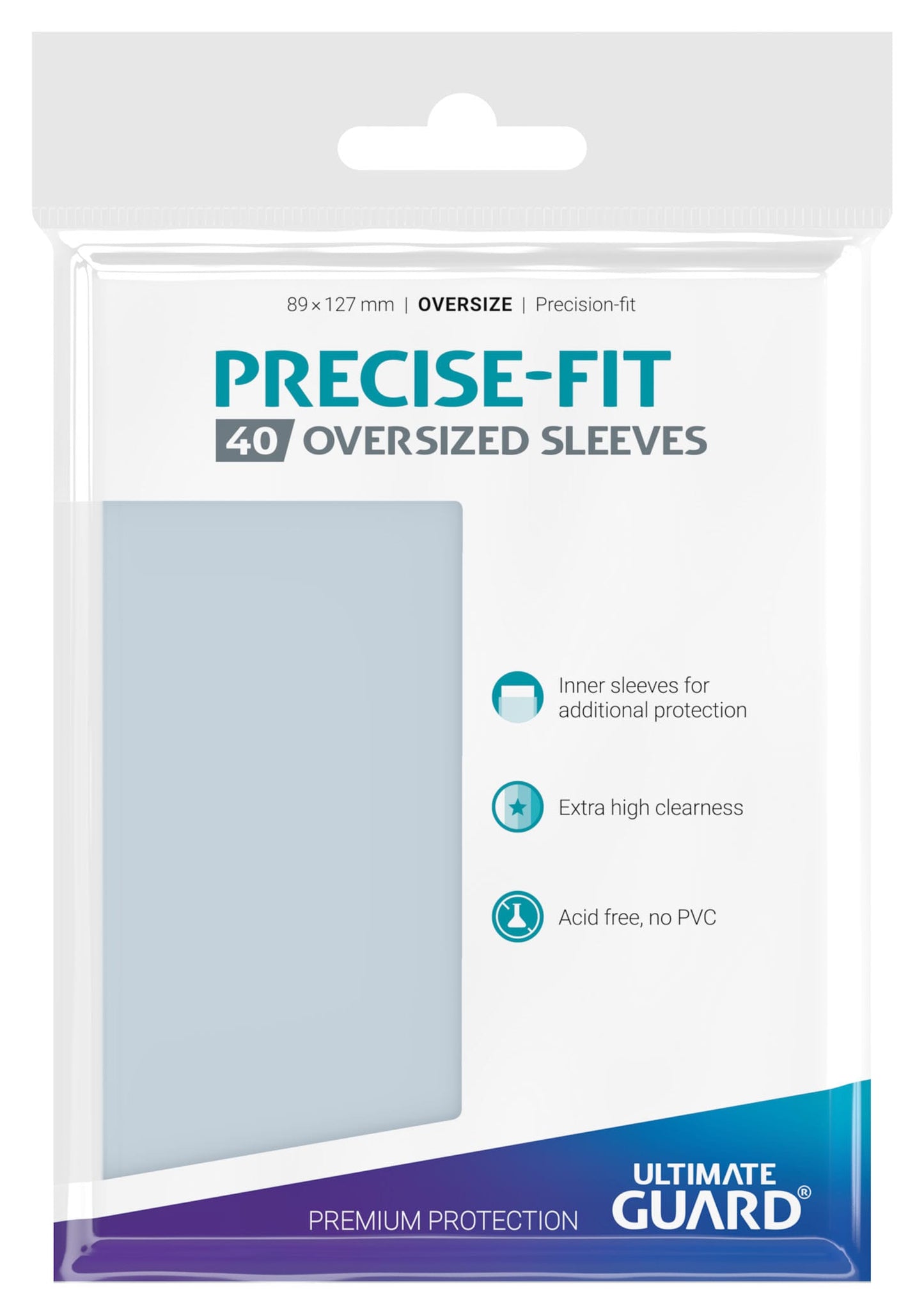 Ultimate Guard - Standard Size Sleeves - Precise-Fit Oversized Toploading [40]