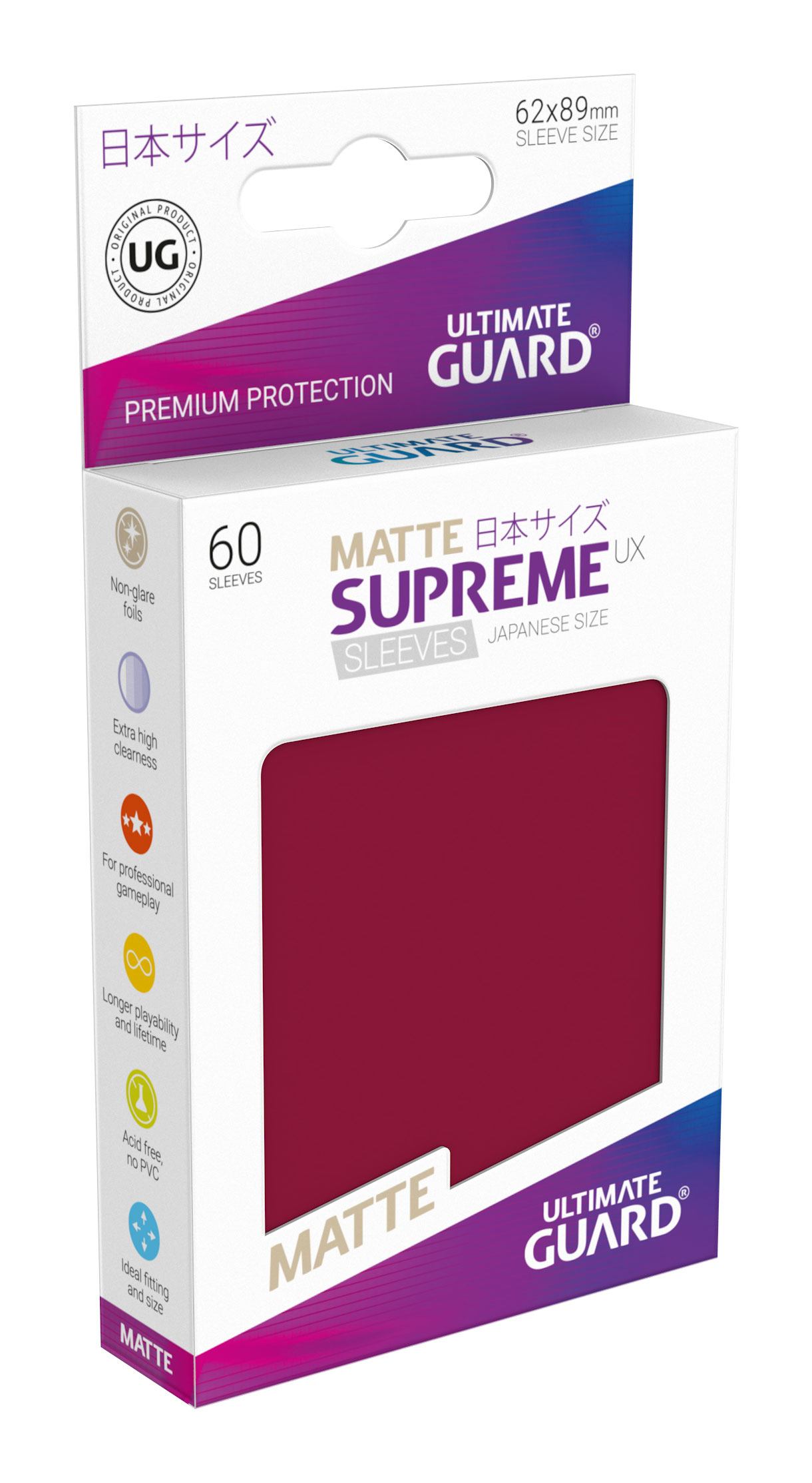 Ultimate Guard - Supreme UX Sleeves Matte - Japanese Size [60]