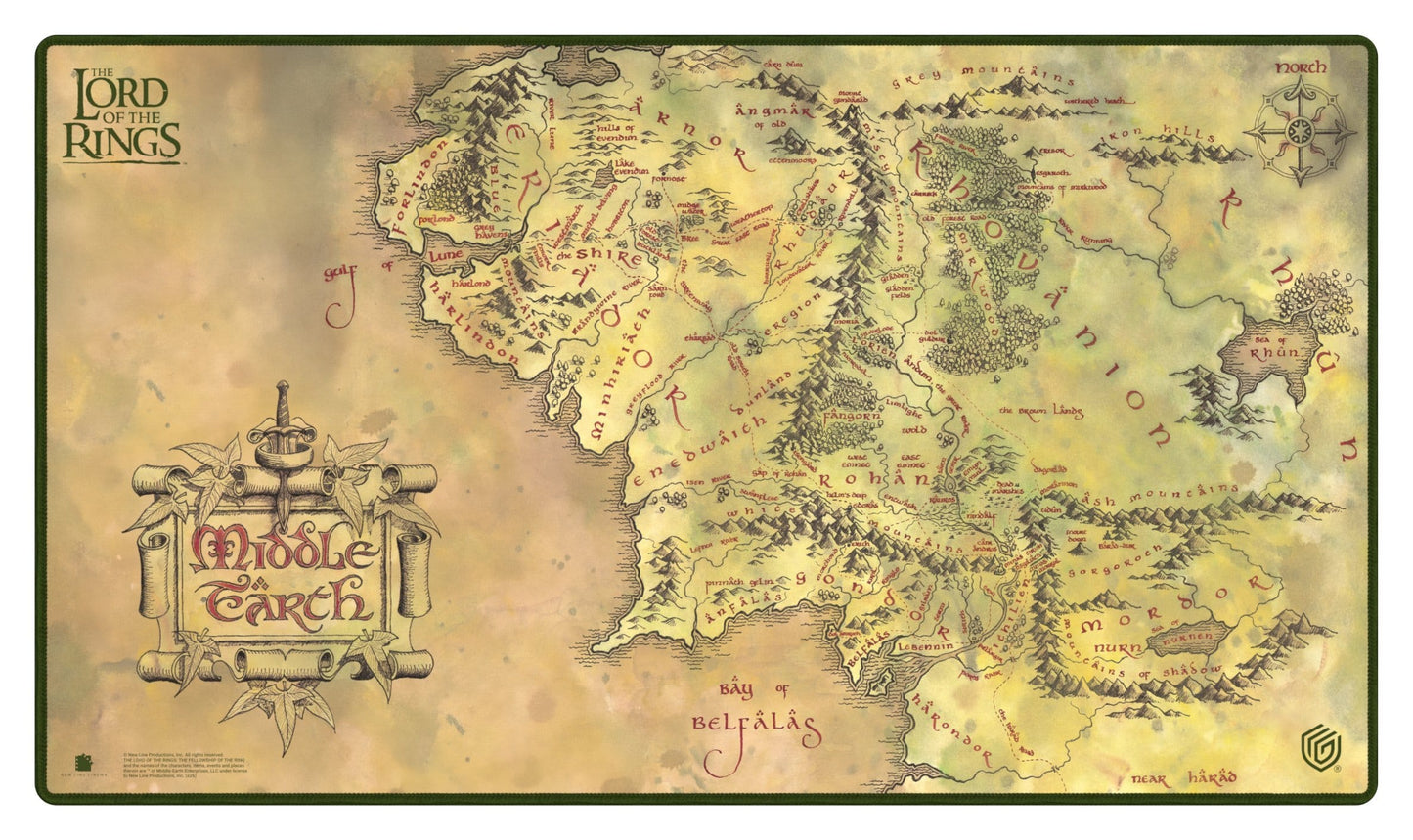 Ultimate Guard - Playmat - The Lord of the Rings - Places of Middle-earth