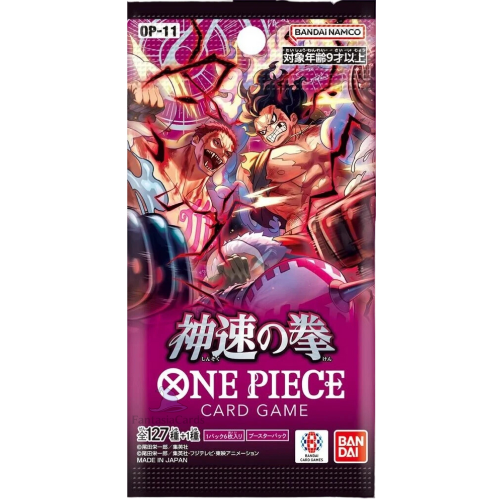 [Box Break] One Piece - OP11 - A Fist Of Divine Speed - Booster [JP]