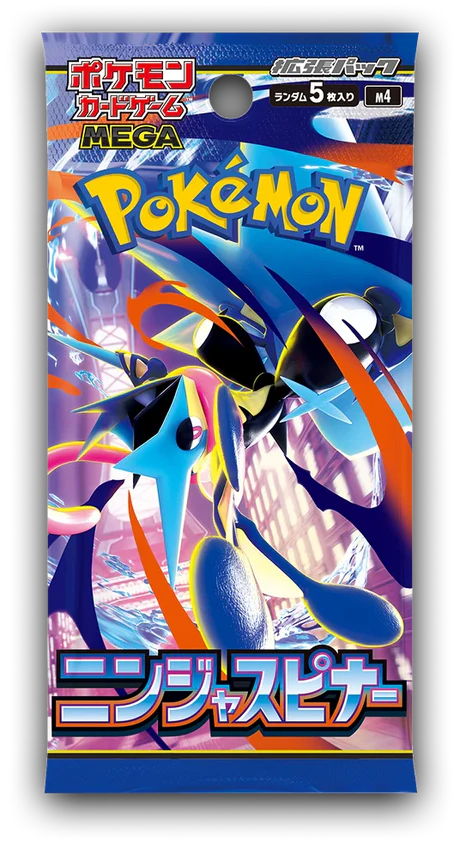 [Box Break] Pokémon - M4 - Mega Evolutions - Ninja Spinner - Booster [JP]
