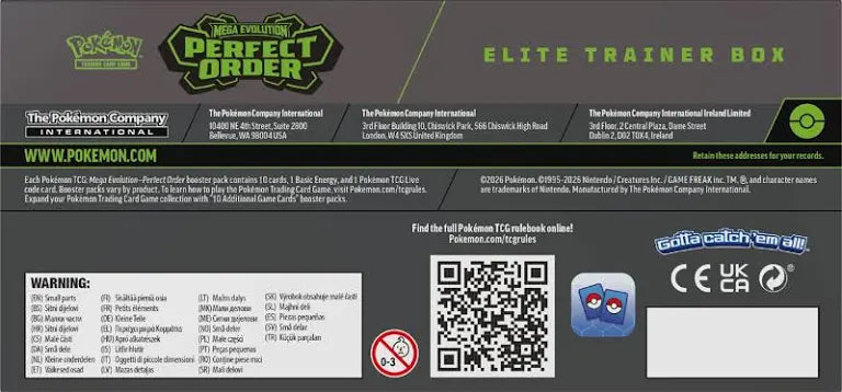 Pokémon - ME03 - Mega Evolution - Perfect Order - Elite Trainer Box
